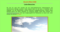 Desktop Screenshot of munich-west-cam.eu